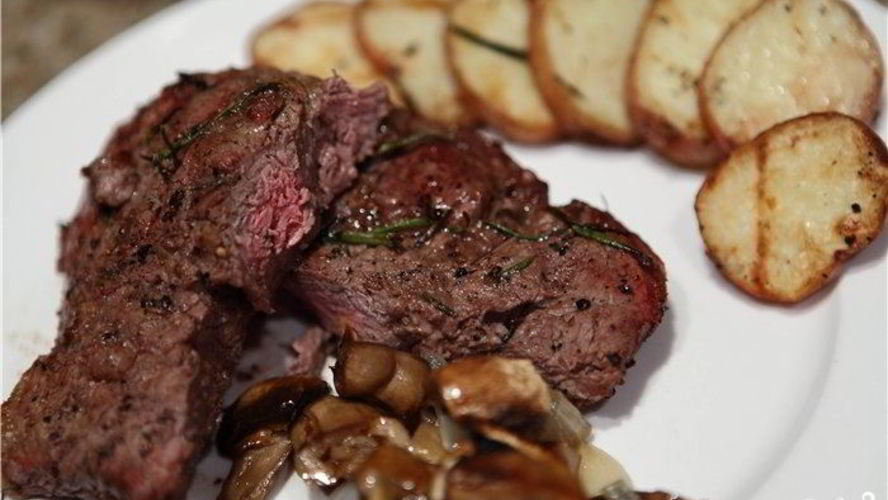 Рецепт стейка из говядины в аэрогриле