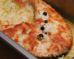 Стейк из семги в духовке