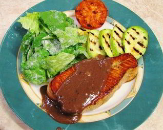 Стейк из семги