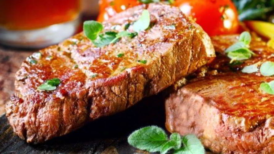 Рецепт стейка из свинины на гриле