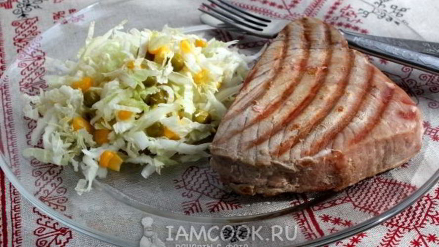 Рецепт стейка из тунца