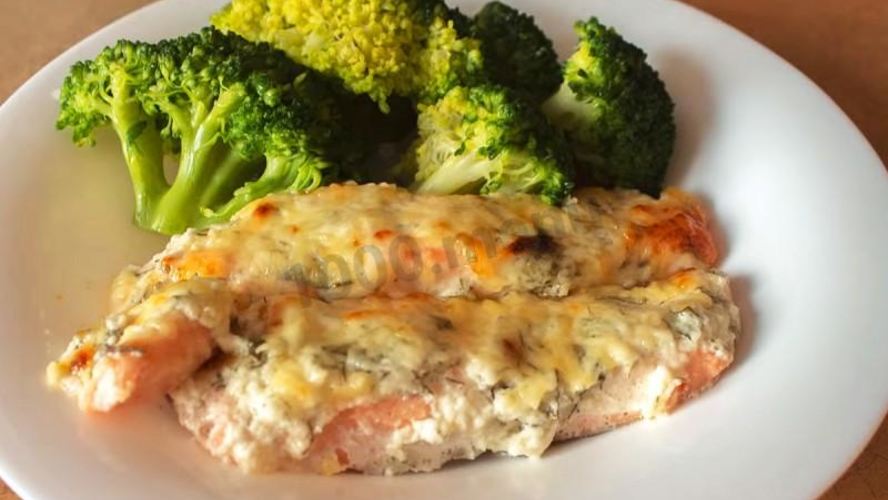 Рецепт стейка лосося в духовке