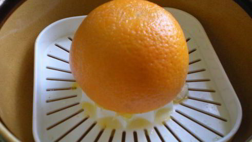 стейк по-карибски в маринаде с апельсинами и чили