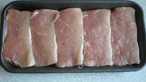 стейк по-карибски в маринаде с апельсинами и чили