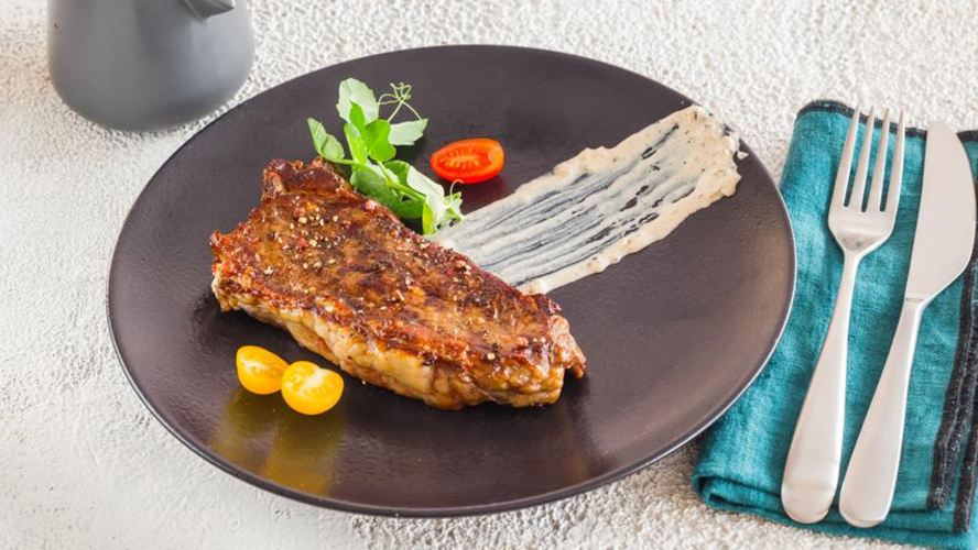 Рецепт стейка с перечным соусом