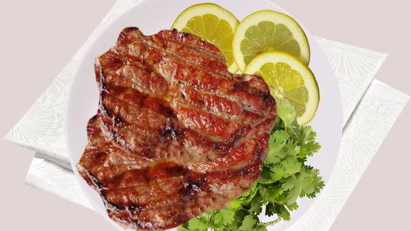 Рецепт Свиного стейка в маринаде из кефира