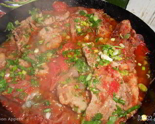 Свиные стейки в восточном стиле