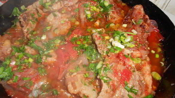 Рецепт Свиных стейков в восточном стиле