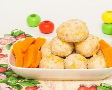 Детские тефтели из индейки