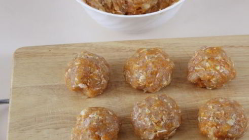 куриные тефтели с тыквой