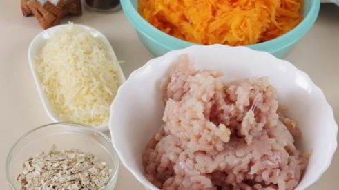 куриные тефтели с тыквой