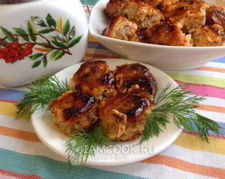 Нежные тефтели в духовке