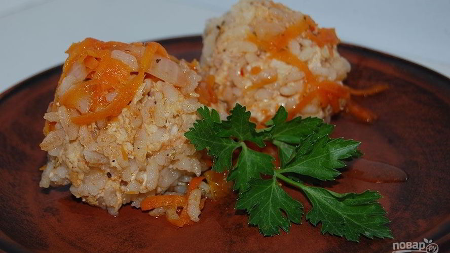 Рецепт тефтелей ежики