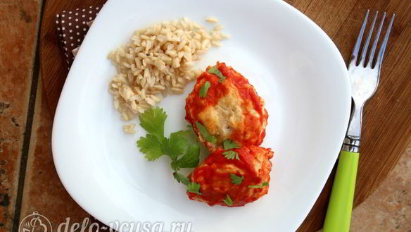 Рецепт Тефтелей из индейки с рисом