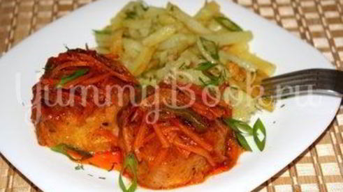 тефтели из морепродуктов с овощами