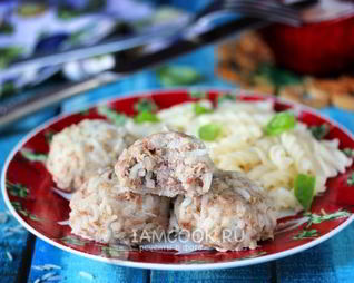 Тефтели на пару в мультиварке