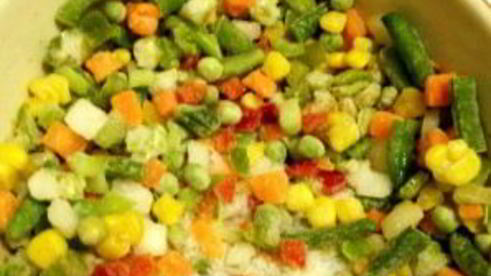 тефтели с овощами в сливках