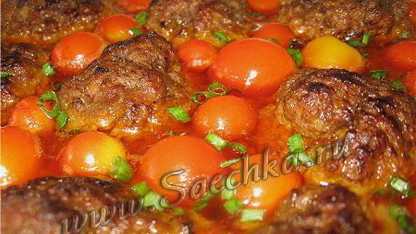 Рецепт Тефтелей с овощами