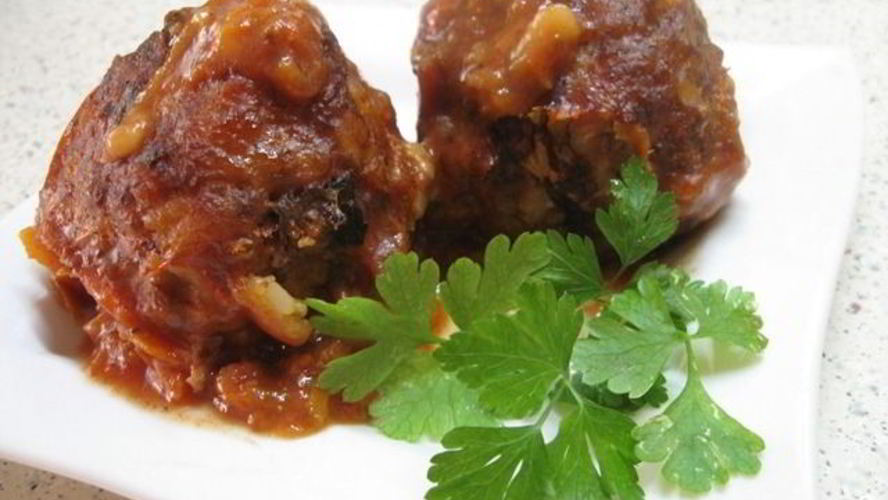 Рецепт тефтелей с рисом в духовке