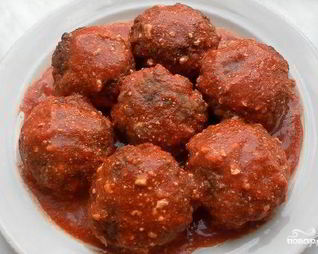 Тефтели с рисом в соусе