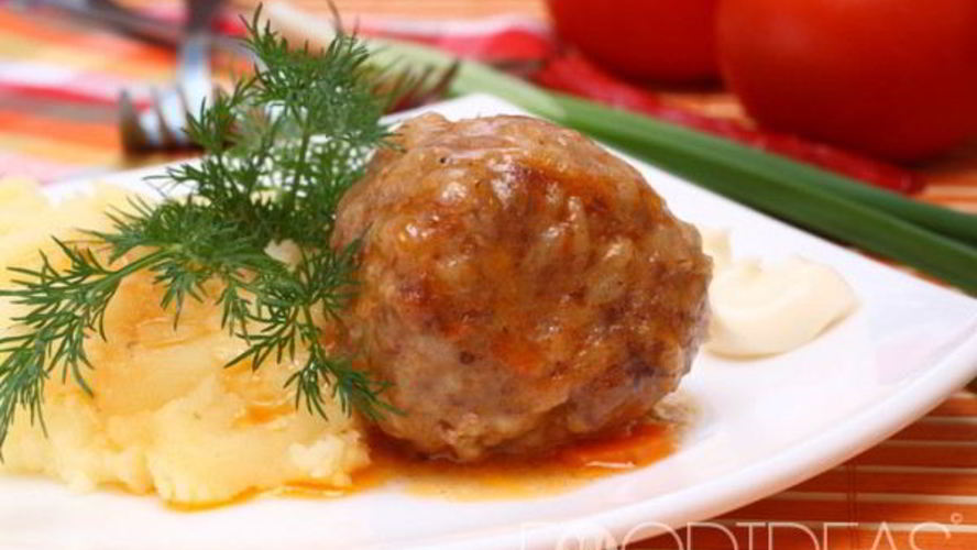 Рецепт тефтелей с рисом