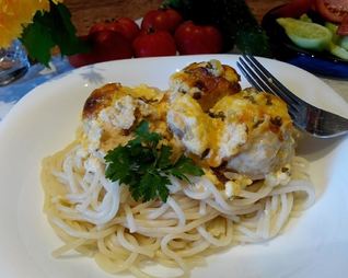 Тефтели с сыром в духовке