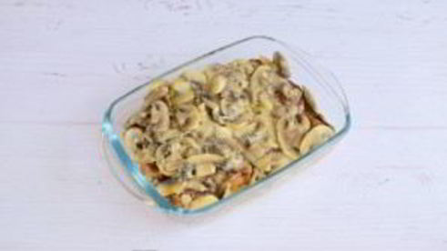 тефтели в грибном соусе под сыром