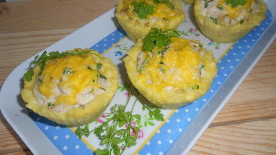 Рецепт тефтелей в картофельных корзиночках