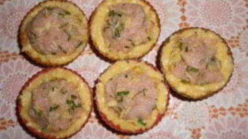 тефтели в картофельных корзиночках