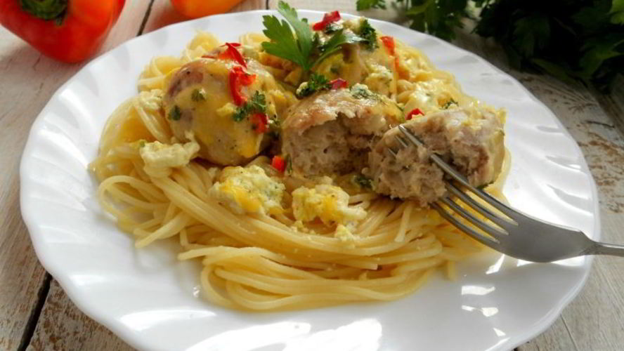 Рецепт тефтелей в сливочном соусе