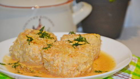 тефтели в сметанно-томатном соусе в мультиварке