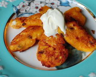 Ленивые тыквенные вареники