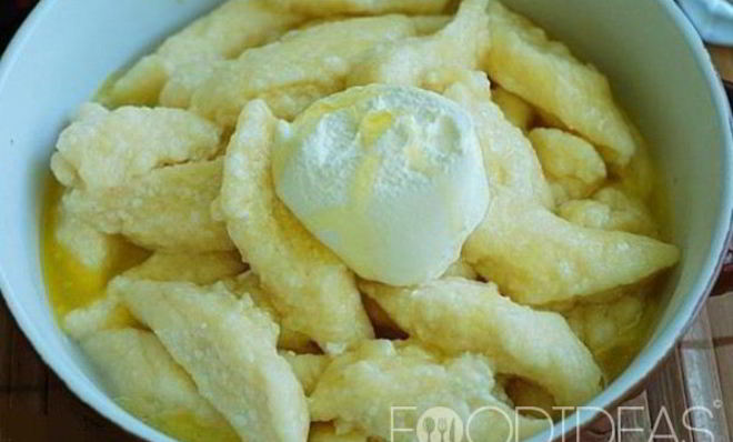 Ленивые вареники на кефире