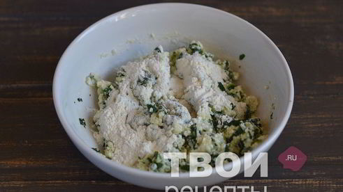 ленивые вареники со шпинатом