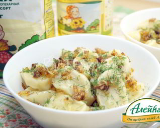 Постные ленивые вареники с картофелем