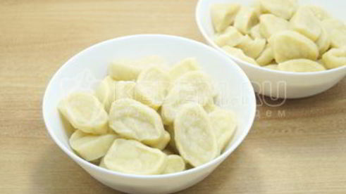 постные ленивые вареники с картофелем