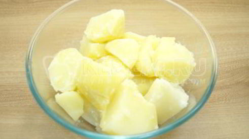 постные ленивые вареники с картофелем