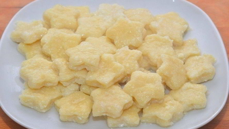 Рецепт творожных ленивых вареников звездочки