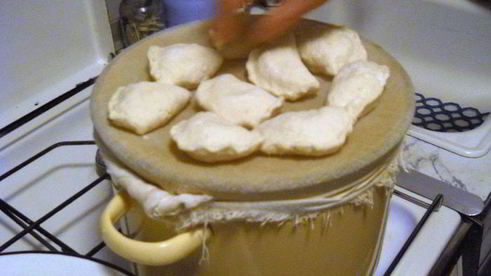 вареники на пару