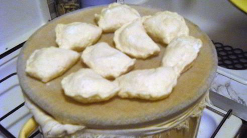 вареники на пару