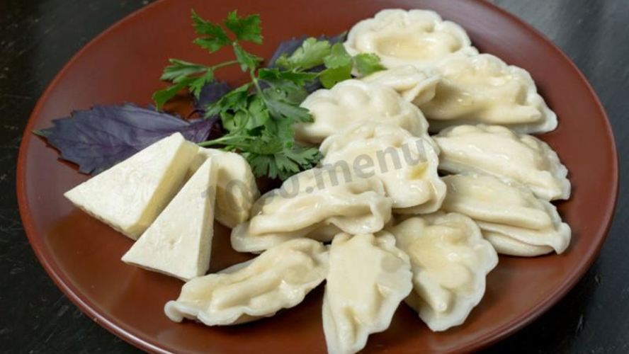 Рецепт вареников с адыгейским сыром