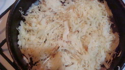 вареники с капустой