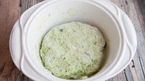 вареники с картофелем и шпинатом