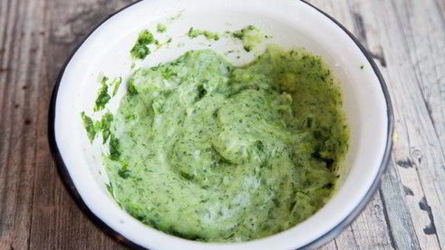 вареники с картофелем и шпинатом