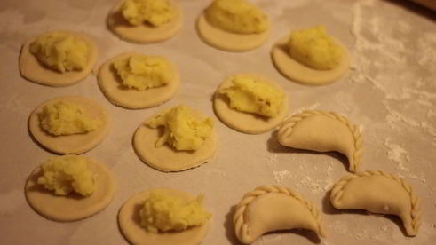 вареники с картофелем