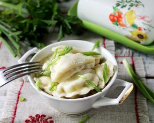 Вареники с картошкой и грибами