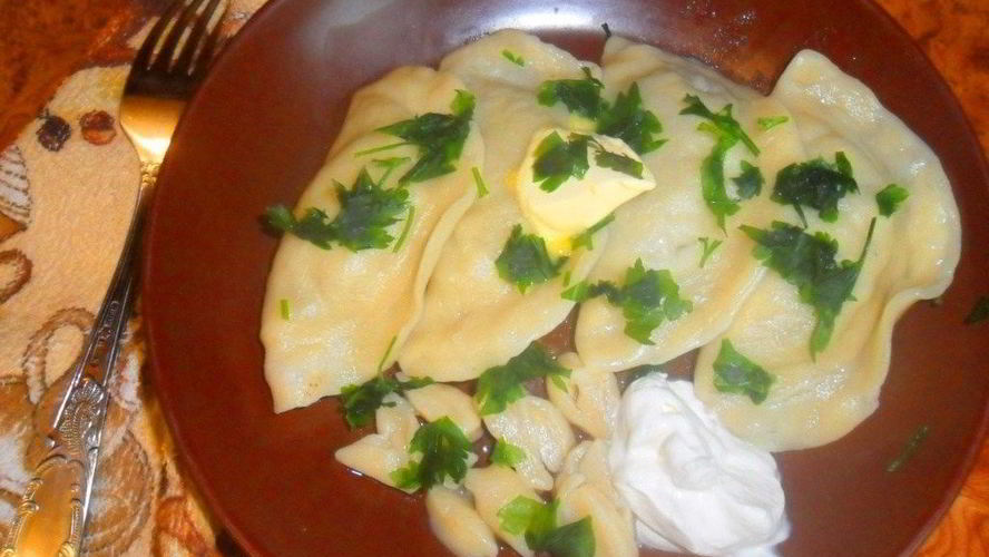 Рецепт вареников с картошкой и печенью