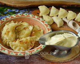 Вареники с картошкой на кефире