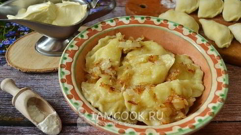 вареники с картошкой на кефире