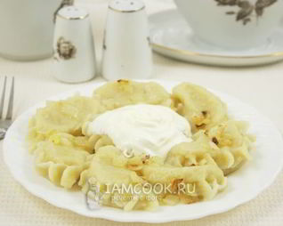 Вареники с картошкой на молоке